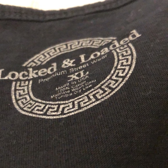 Locked and Loaded Streetwear Muscle T Shirt Size Extra Large - Picture 3 of 3